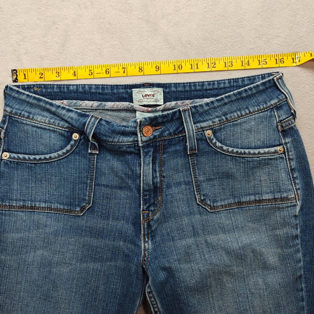 Levi's 545 Jeans Womens 10M Low Bootcut Medium Wash Denim Country Western Casual - Picture 6 of 13